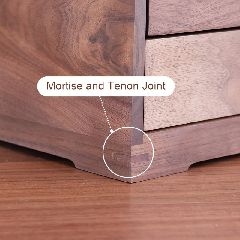 Solid Wood Office Desk Storage Box, Japanese-Style Drawer Cosmetic And Jewelry Organizer, Wooden Storage Cabinet with Drawers, Solid Wood Multi-Drawer Storage Cabinet, Suitable for Dining And Living Rooms, Space-Saving Furniture