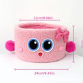 Cute Big Feet Monster Storage Basket, Woven Dopamine Flower Bucket, for Snacks Makeup Organizer, Home Desktop Decor, Gift Bucket, Shelf Baskets