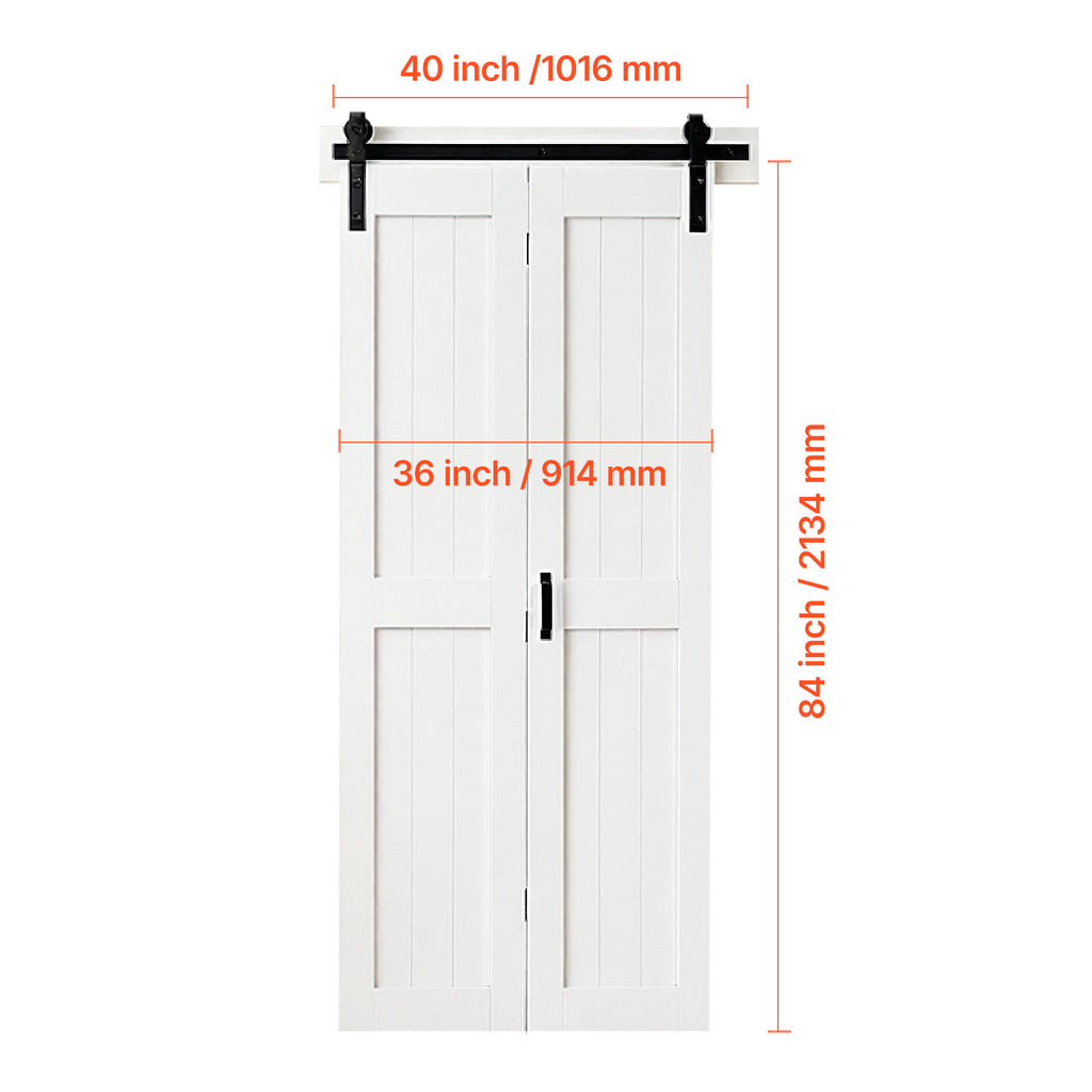 VEVOR Bifold Barn Door, 24\