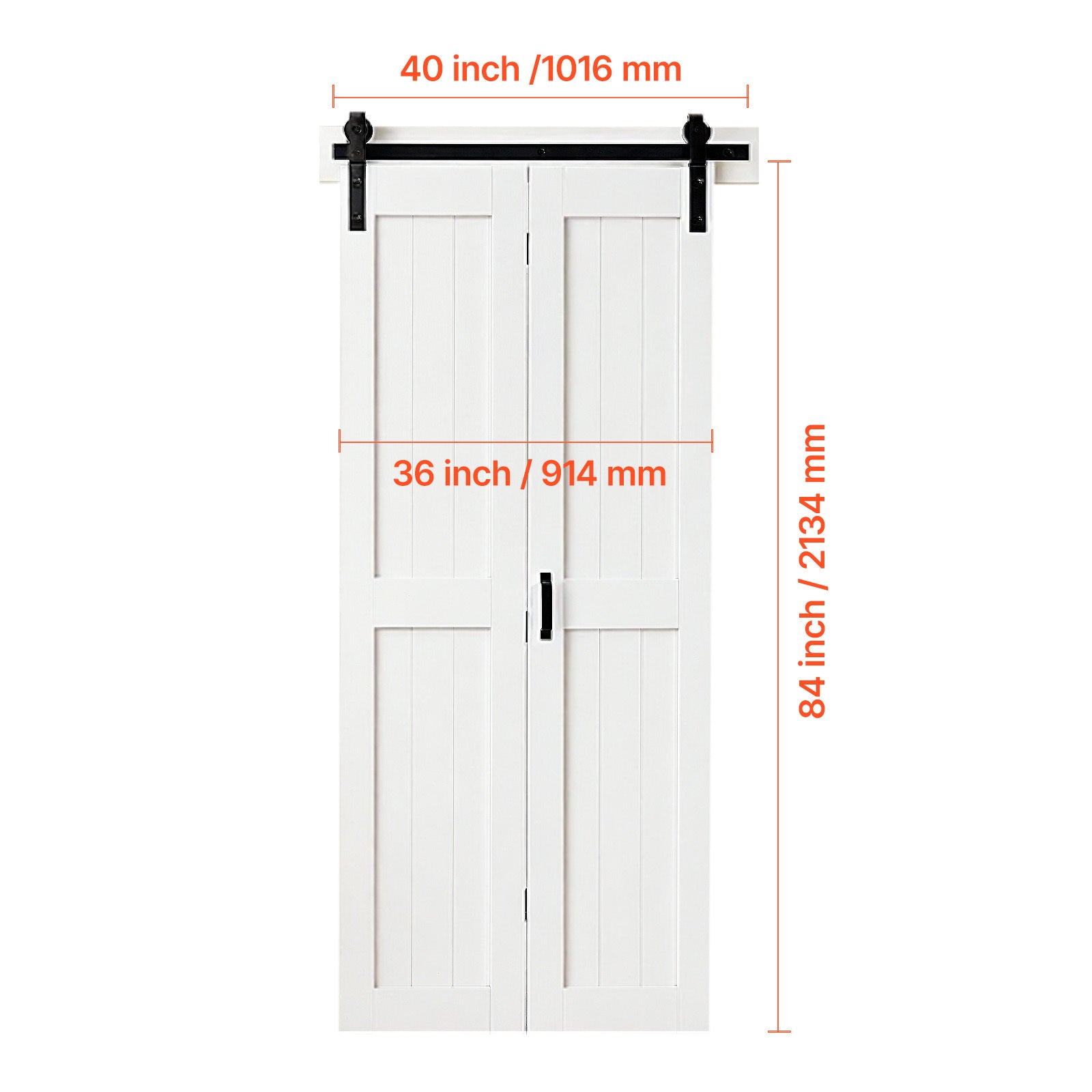 VEVOR Bifold Barn Door, 24\